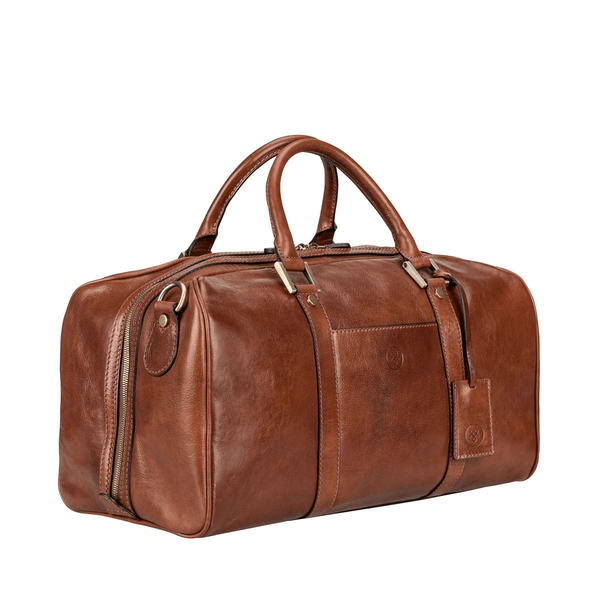 Weekender Leder Flero S, cognac